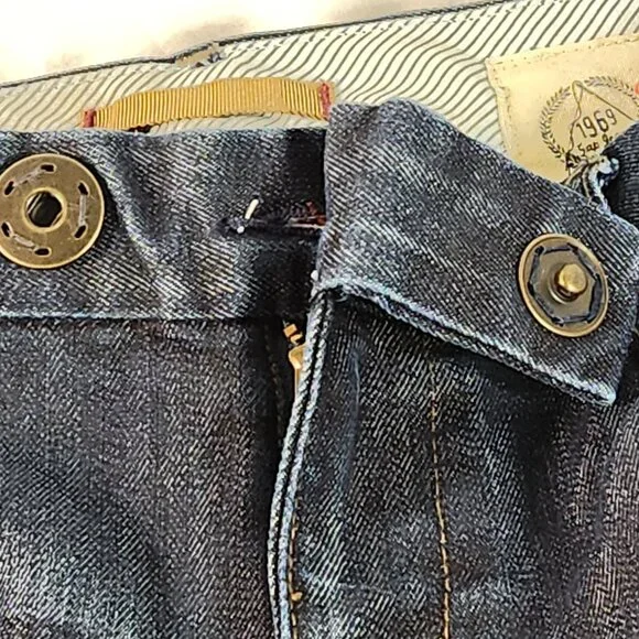 Sap Jeans 1969 Limited Edition Womens Sz 6 Straight Leg 4-Pocket Design Mid Rise - Picture 6 of 10